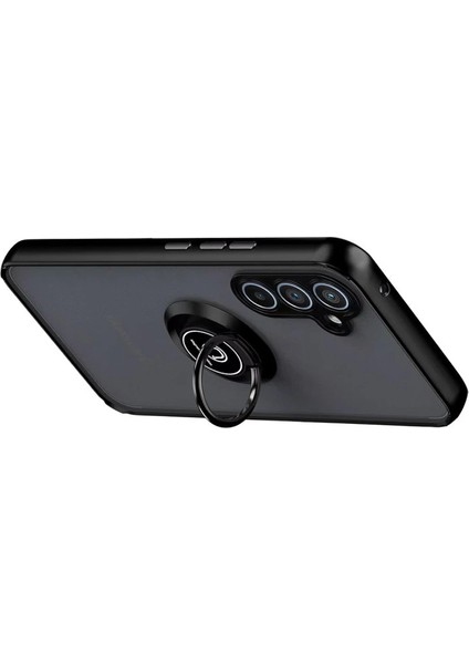 Samsung Galaxy S25 Fe Montreal Yüzüklü Silikon Kapak - Siyah fiyatları
