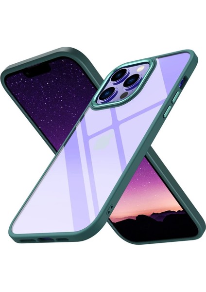 Iphone 13 Pro Max Kılıf Power Silikon - Koyu Yeşil