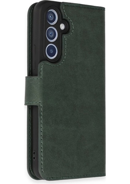 Samsung Galaxy A34 5g Kılıf Trend S Plus Kapaklı Kılıf - Yeşil fiyatları