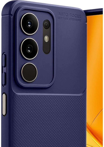 Vivo Y29 4g Auto Focus Karbon Kapak - Lacivert fırsatları