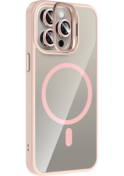 Joko Apple Iphone 14 Pro Max Remim Lensli Magsafe Standlı Kapak - Pembe fiyatları