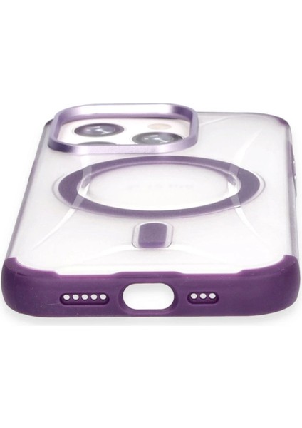 Joko Iphone 15 Pro Hilton Magsafe Kapak - Derin Mor modelleri