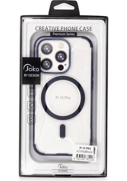 Joko Iphone 15 Pro Hilton Magsafe Kapak - Derin Mor fırsatları