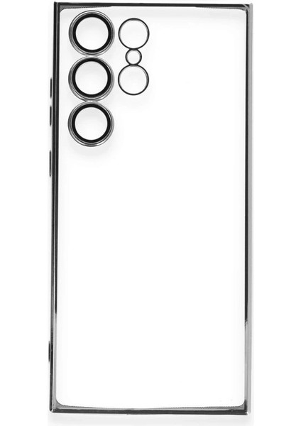 Samsung Galaxy S24 Ultra Kılıf Razer Lensli Silikon - Mor modelleri