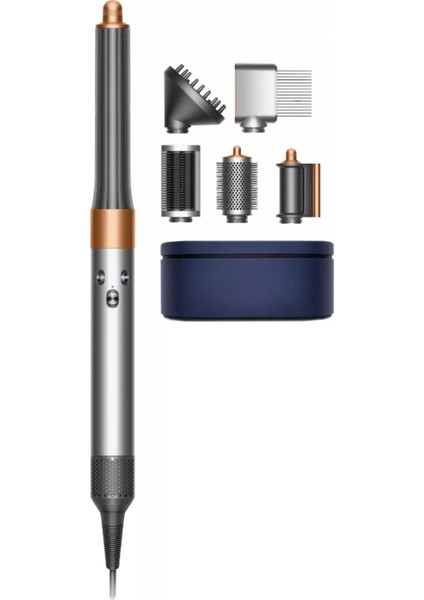 Dyson Airwrap™ Saç Şekillendirme ve Kurutma Seti Diffuse (Parlak Nikel/parlak Bakır)