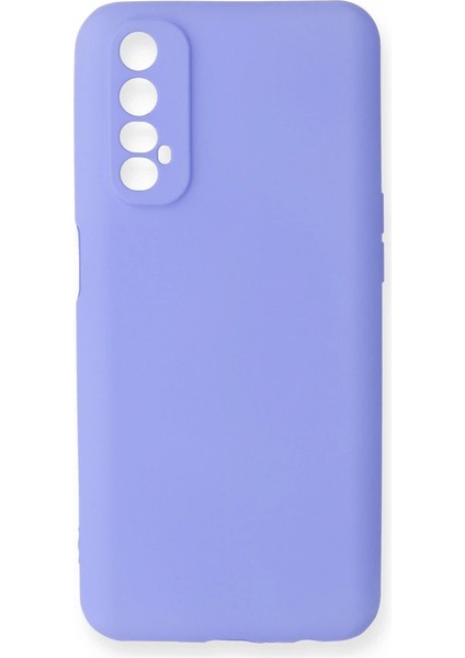Realme 7 Kılıf First Silikon - Lila
