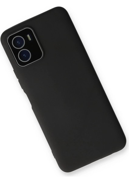 Vivo Y15S Kılıf Lansman Glass Kapak - Siyah modelleri