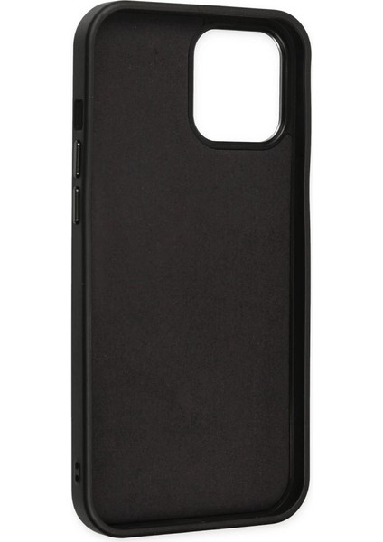 Iphone 12 Pro Max Kılıf Asya Deri Silikon - Siyah fırsatları