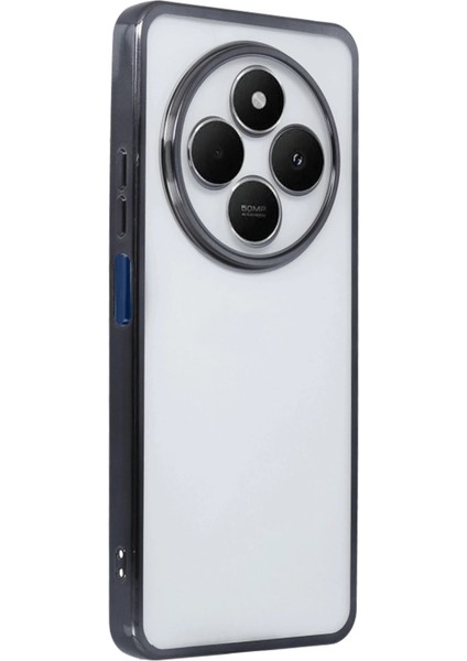 Xiaomi Redmi 14C Kılıf Razer Lensli Silikon - Siyah