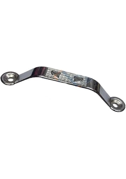 Dekoratif Zamak Kulp Dıştan - 64MM, Nikel, 1 Adet