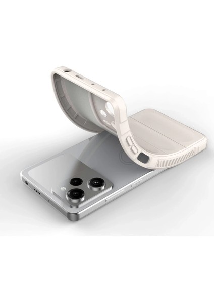 Xiaomi Poco X5 5g Kılıf Optimum Silikon - Krem fırsatları