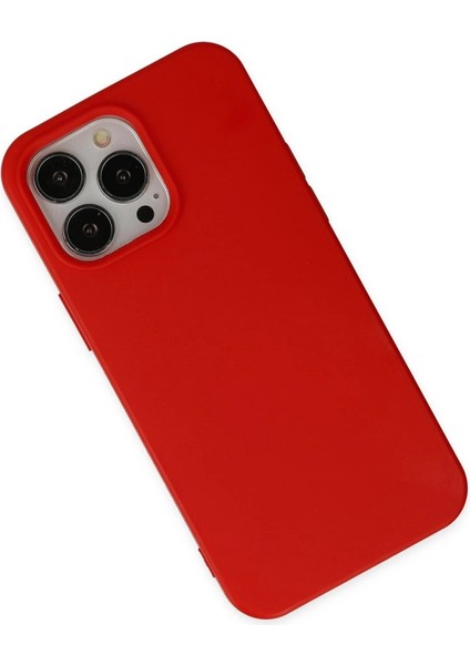 Iphone 14 Pro Kılıf Nano Içi Kadife Silikon - Kırmızı fiyatları