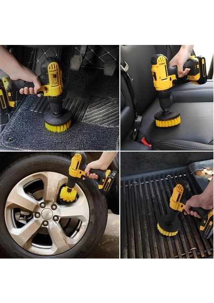 Matkap Ucuna Takılan 3'lü Fırça Temizlik Seti modelleri