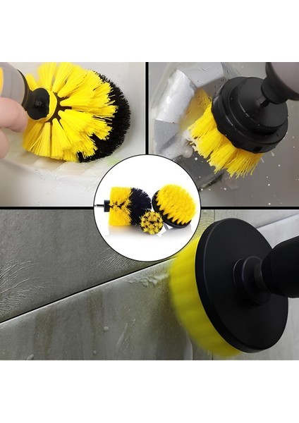 Matkap Ucuna Takılan 3'lü Fırça Temizlik Seti fırsatları