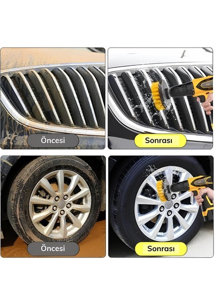 Matkap Ucuna Takılan 3'lü Fırça Temizlik Seti indirimleri