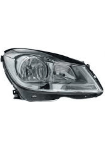 Mercedes Komple Far W204 Sağ Halojen 2011-13