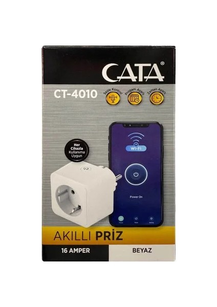 Wi-Fi Akıllı Priz CT-4010 indirimleri