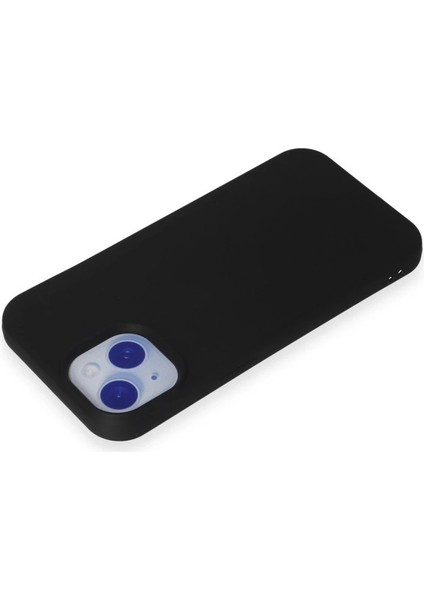 Iphone 15 Kılıf Nano Içi Kadife Silikon - Siyah modelleri