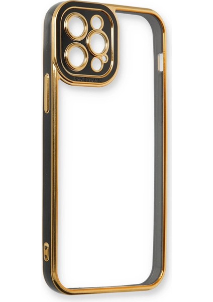 Iphone 12 Pro Max Kılıf Liva Lens Silikon - Siyah fırsatları