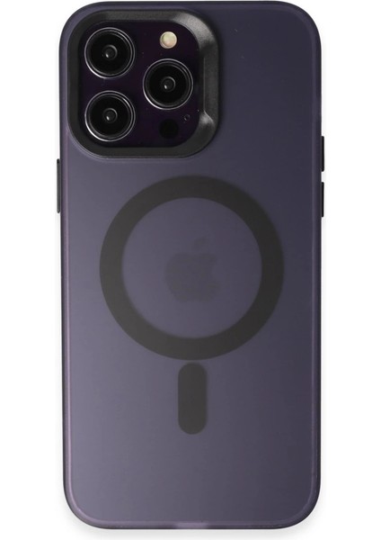 Joko Iphone 15 Pro Kılıf Mateks Magsafe Kapak - Derin Mor