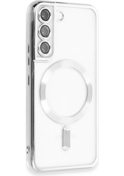 Samsung Galaxy S22 Kılıf Kross Magneticsafe Kapak - Gümüş fiyatları