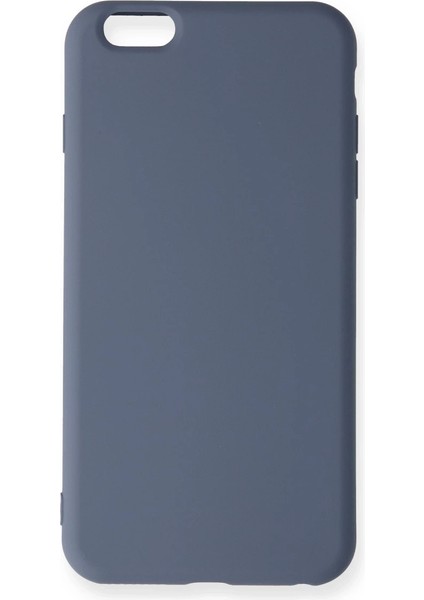 Iphone 6 Plus Kılıf Nano Içi Kadife Silikon - Gri