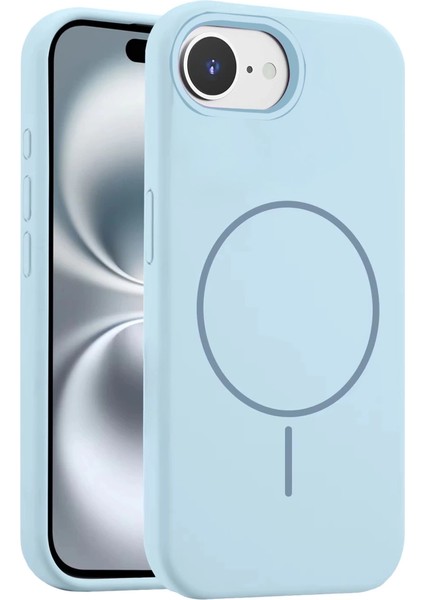 Joko Iphone 16E Kılıf Jully Magsafe Kapak - Mavi