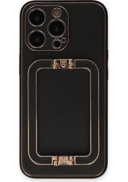 Iphone 13 Pro Max Kılıf Coco Elit Kapak - Siyah