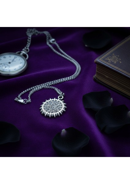 Manga - Black Butler Kuroshitsuji Gümüş Kaplama Örme Zincir Kolye fırsatları