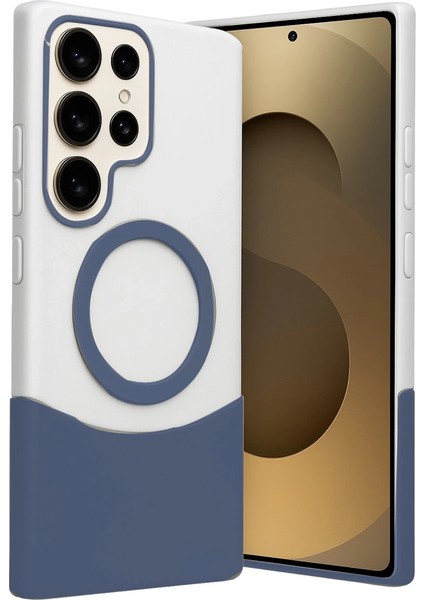 Joko Samsung Galaxy S24 Ultra Velar Magsafe Kapak - Lacivert
