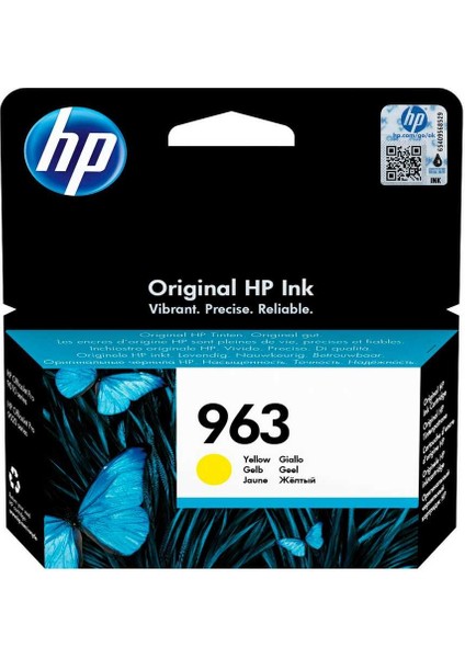 963-3JA25AE Sarı Orijinal Kartuş