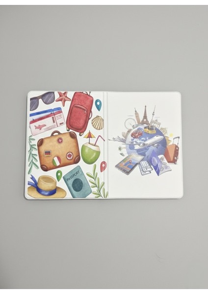 Sevimli Desenli Pasaport Kılıfı ve Valiz Etiketi Seti – Su Geçirmez, Dayanıklı, Seyahat Dostu indirimleri