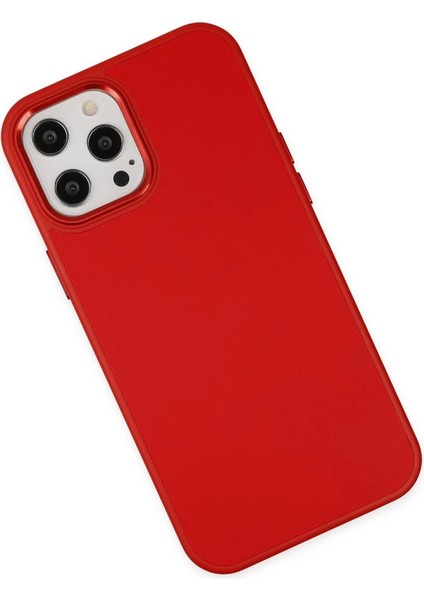 Iphone 12 Pro Max Kılıf Asya Deri Silikon - Kırmızı modelleri