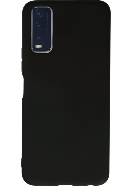 Vivo Y11S Kılıf Nano Içi Kadife Silikon - Siyah
