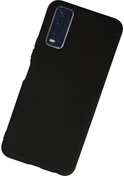 Vivo Y11S Kılıf Nano Içi Kadife Silikon - Siyah modelleri