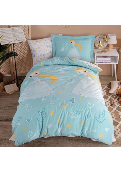 Tek Kişilik Poplin Nev Takımı Prenses Yeşil