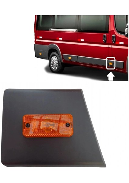 Ducato/boxer/jumper 2006- Ön Kapı Arka Bandı Delikli Sol Oem No (735422946)