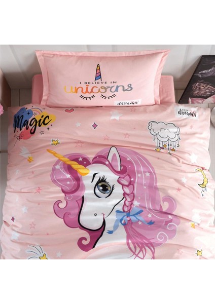 Genç Ranforce Tek Kişilik Nev Takımı Pink Dreams Pudra fiyatları