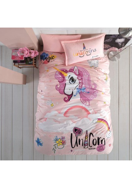 Genç Ranforce Tek Kişilik Nev Takımı Pink Dreams Pudra modelleri