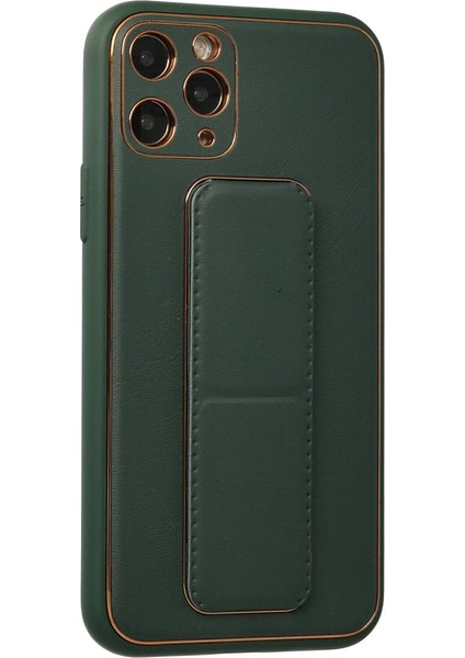 Iphone 11 Pro Kılıf Coco Deri Standlı Kapak - Yeşil fiyatları