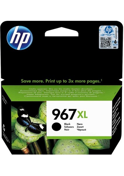 967XL-3JA31AE Siyah Orijinal Kartuş Extra Yüksek Kapasiteli