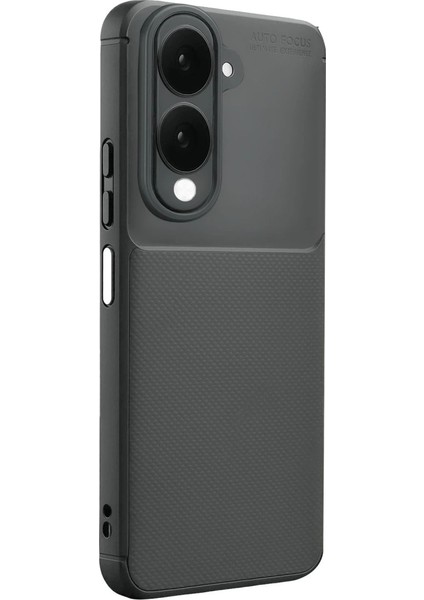 Vivo Y29S Auto Focus Karbon Kapak - Gri modelleri