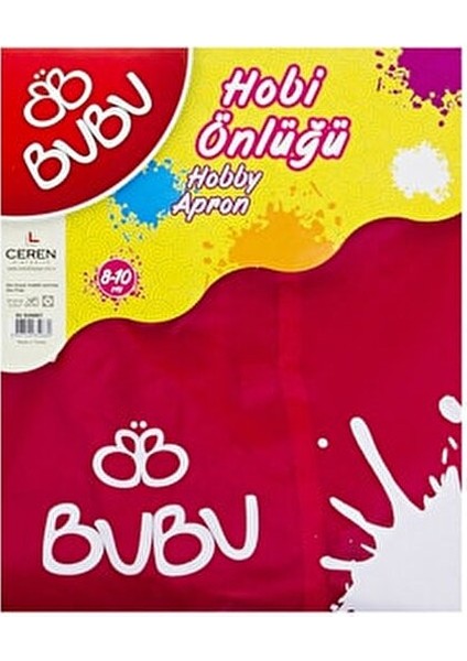 Su Geçirmez Hobi Önlük 8-10 Yaş Model 00007 Renk Seçenekleri ile Eğlenceli Kullanım
