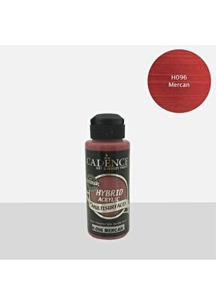 H096 Mercan Hibrit Akrilik Boya 120 ml Su Bazlı Tüm Yüzeyler İçin Yüksek Kapatıcılık fiyatları