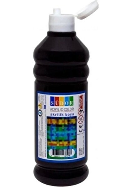 Akrilik Boya SD1009-14 500 ml Siyah Renkli Özellikli Sanatsal Malzeme