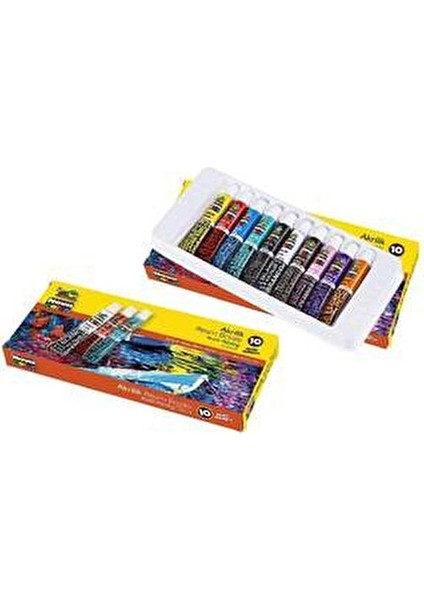 Akrilik Boya 10 Renk Tüp Standart Kalite ile Sanatçılar İçin İdeal Seçim fiyatları