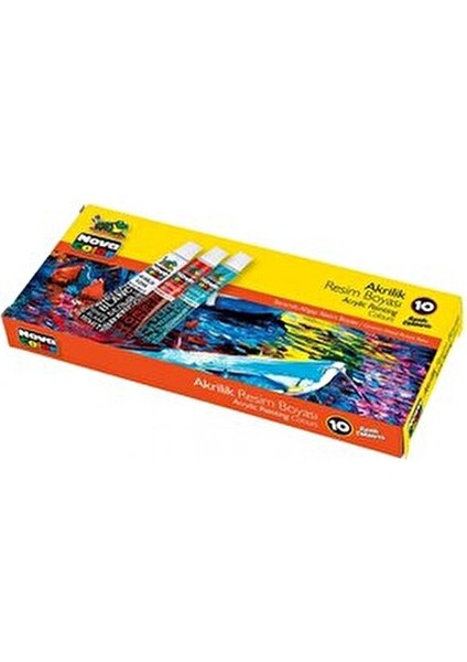Akrilik Boya 10 Renk Tüp Standart Kalite ile Sanatçılar İçin İdeal Seçim modelleri