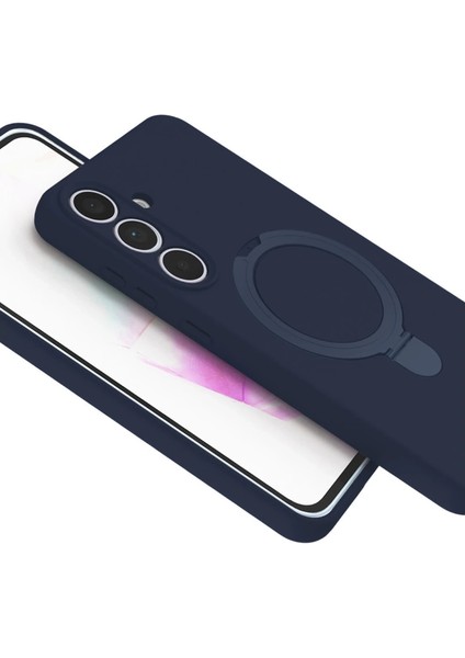 Samsung Galaxy S24 Fe Regal Magsafe Standlı Kapak - Lacivert fırsatları