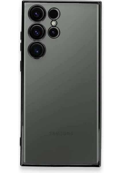 Samsung Galaxy S24 Ultra Kılıf Razer Lensli Silikon - Yeşil