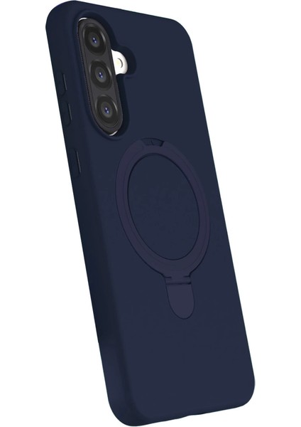 Samsung Galaxy A26 Regal Magsafe Standlı Kapak - Lacivert modelleri